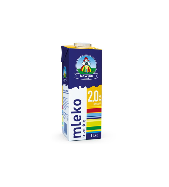 ŁOWICZ  Mleko UHT 2% premium 1l /12